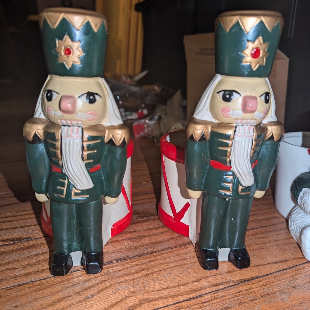 Nutcracker votive holder